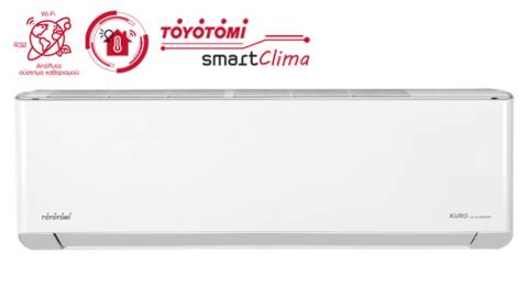 Κλιματιστικό τοίχου inverter 9.000 Btu Toyotomi σειρά Kuro TKN-628R32 / TKG-628R32