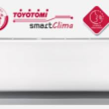Κλιματιστικό τοίχου inverter Toyotomi σειρά Izuru Eco II με Wi-Fi 12.000 Btu TRN-2135ZR / TRG-2135ZR